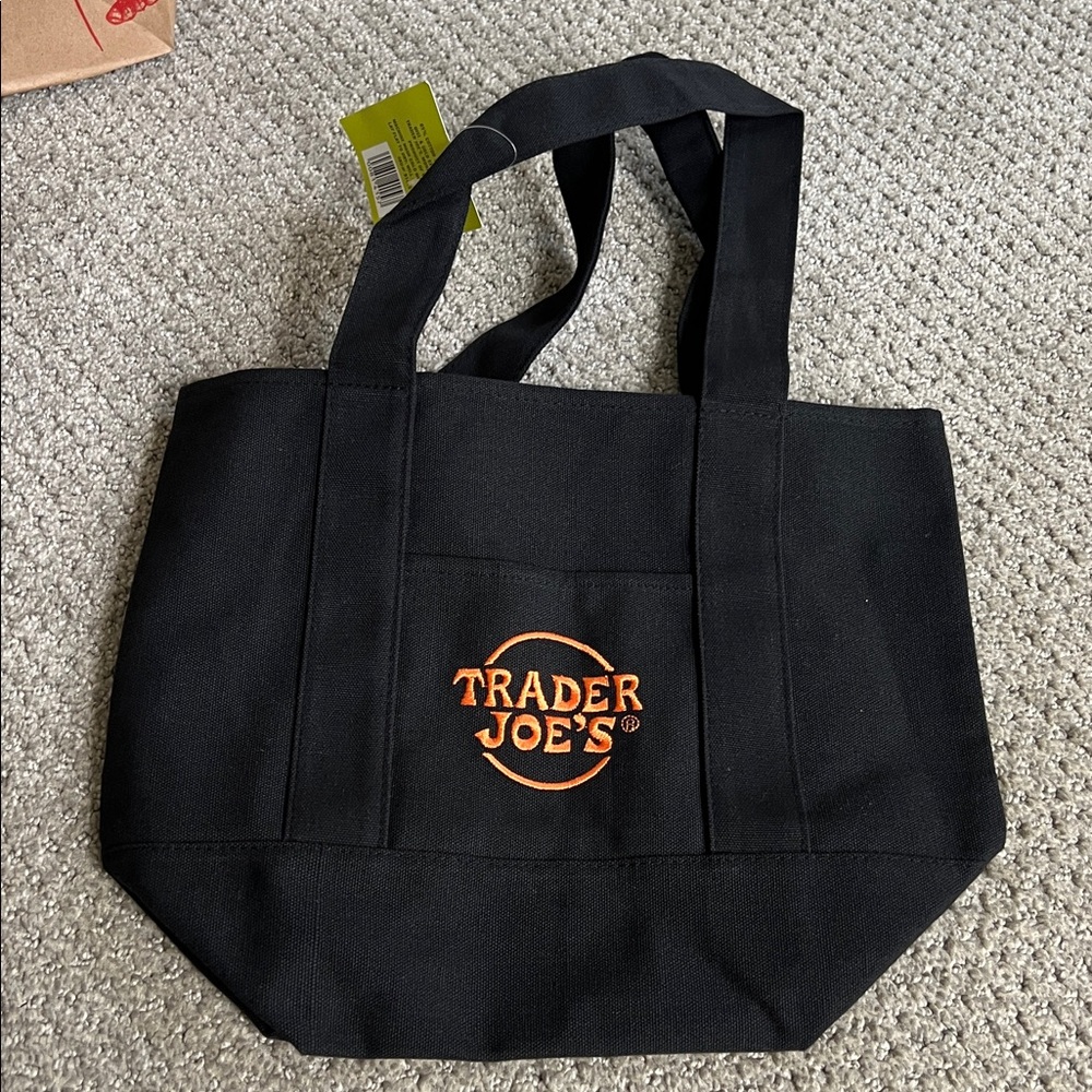 Trader Joe's Black Tote Bag Halloween